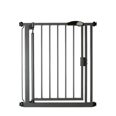 Image of Bettacare Auto Close Stair Gate, 75cm 82cm, Slate Grey, Pressure Fit Safety Baby Barrier for Doors Hallways and Spaces, Easy Installation