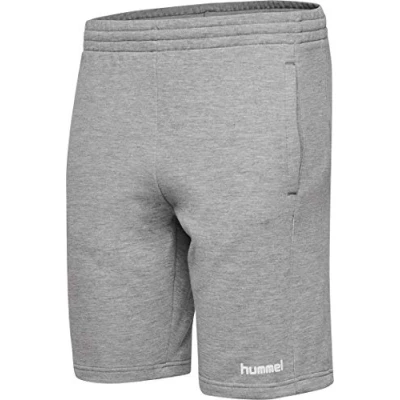 Image of hummel Hmlgo Women&#039;s Cotton Bermuda Shorts Grey Melange