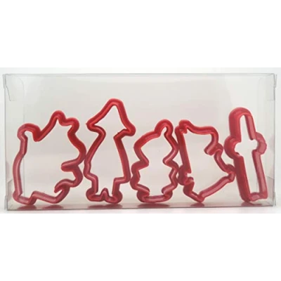 Image of Moomins Cookie Cutters Set of Five, Biscuit, Pastry, Fondant Clay Cutter