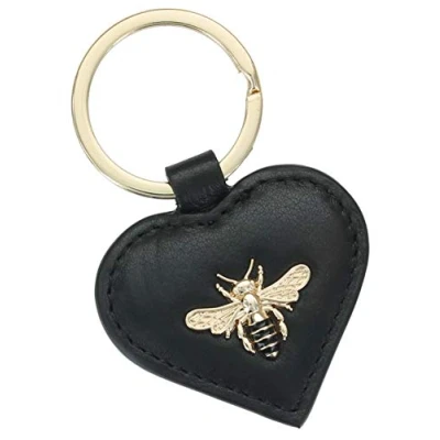 Image of Mala Leather Mason Collection Keyring 5154_27 Black