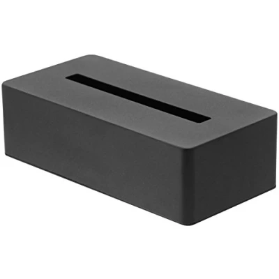 Image of YAMAZAKI Tissue Holder, Steel, Black, Standard Size