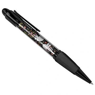 Image of DV DESIGN Cute Lazy Sloth Flowers Art Print Black Ballpoint Pen Student #8411
