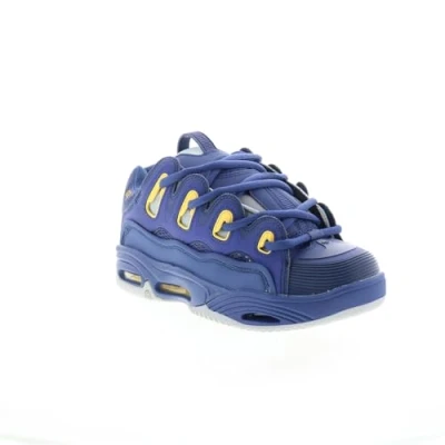 Image of Osiris Men&#039;s D3 2001 Skate Shoe, Cadet Blue/Yellow, 10 UK