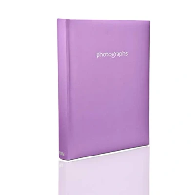Image of ARPAN Large Purple Memo Slip In Photo Album 300 6x4 Photos