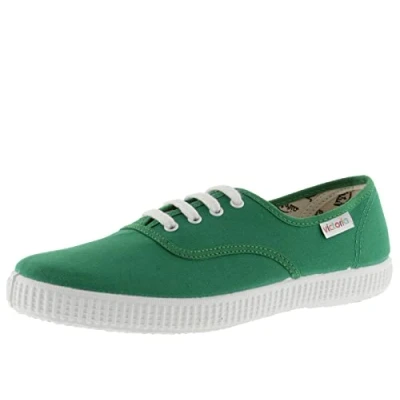 Image of victoria Boy&#039;s Inglesa Lona Unisex Adult&#039;s Low Top Sneakers, Green (Verde), 7 M 9 W, (41 EU)
