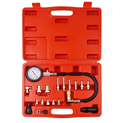 Image of 20 pc Diesel Engine Compression Automotive Tester Kit Tool Set 0 1000 PSI