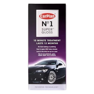 Image of CarPlan No.1 Car Polish Wax, Super Gloss Sealant Kit, 600 ml