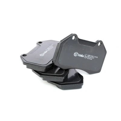 Image of 7701208218, 8671016704 Brake pad set BREMBO P 68 036 excl. wear warning contact without accessories RENAULT: MEGANE 2, CLIO 3, 3 Coupe