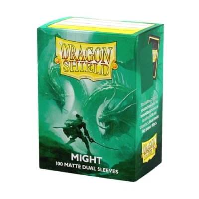 Image of Arcane Tinmen AT 15058 Dual Matte Standard Size Sleeves 100pk Might Green