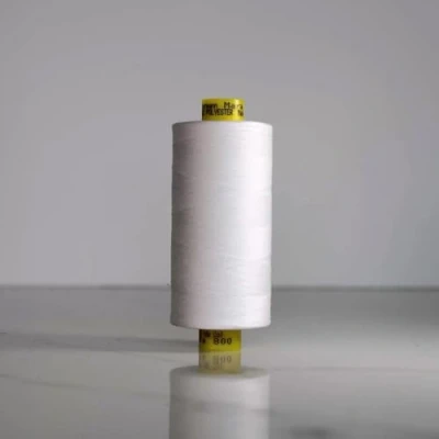 Image of Gutermann Mara 120 All Purpose Polyester Sewing Thread 1000m Spool, UV Resistant, Silky Shine, Tear &amp; Abrasion Resistant Perfect for Machines or Hand Sewing/Colour 800