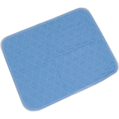 Image of Aidapt Washable Chair and Bed Pad Sheet For Incontinence Leak Protection With Large Absorbent Comfortable Upper Layer Waterproof Non Slip Backing 590x470mm