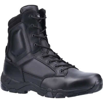 Image of HI TEC Viper PRO Leather Hiking shoes, Size: 8, Black and textile