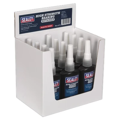 Image of Sealey Bearing Fit Retainer High Strength 50ml Pack of 12