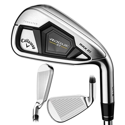 Image of Callaway Golf Rogue ST MAX OS Lite Individual Iron (Right Hand, Graphite Shaft, Regular Flex, Approach Wedge)