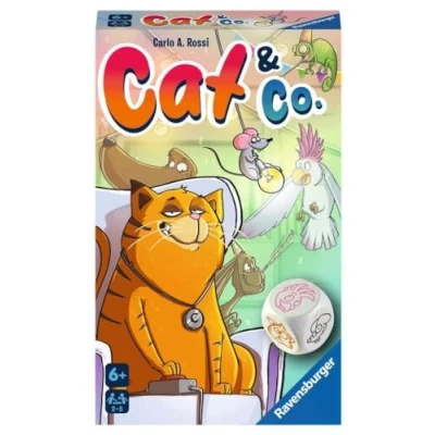 Image of Ravensburger 20964 Cat &amp; Co. Dice Trading Children from 6 Years Board Game Suitable for 2 5 Players, Multicoloured