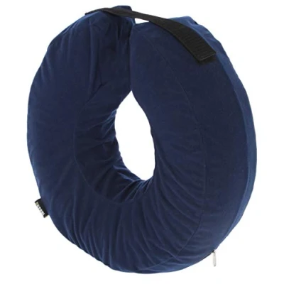 Image of Kerbl Pet Dog Surg. Collar, inflatable, blue, neck circumf. 25 35 cm