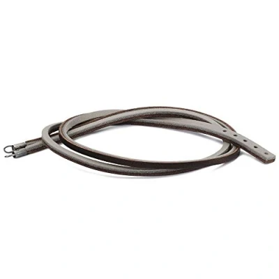 Image of Trollbeads Leather Bracelet, Brown/Light Grey, 45 cm / 17.7 inch