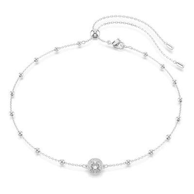 Image of Swarovski Silver Una Angelic White Double Sided Necklace