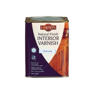Image of Liberon ELNFIVCS 1L Natural Finish Internal Varnish Clear Satin by