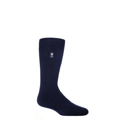 Image of Mens 1 Pair SOCKSHOP Original Heat Holders 2.3 TOG Thermal Socks Navy 6 11