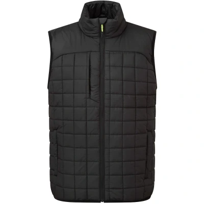 Image of Portwest PW3 Square Baffle Bodywarmer Black Large