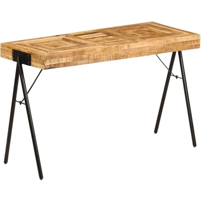 Image of vidaXL Writing Table Solid Mango Wood 118x50x75 cm