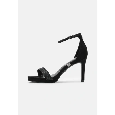 Image of Buffalo Monroe 2 High heeled sandals, Women&#039;s, Size: 6.5, Black Textile