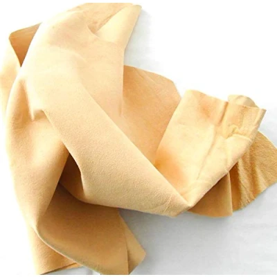 Image of 4 sq ft Professional Superior Natural Chamois Leather Car Wash Shammy Cloth