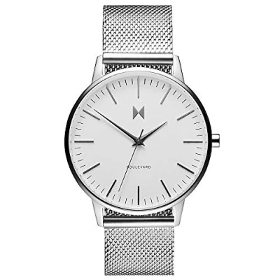 Image of MVMT Analogue Quartz Watch for Women with Stainless Steel Bracelet D MB01 S