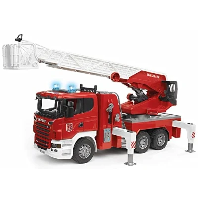 Image of Bruder Scania R series Fire Engine with Water Pump