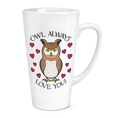 Image of Owl Always Love You 17oz Large Latte Mug Cup