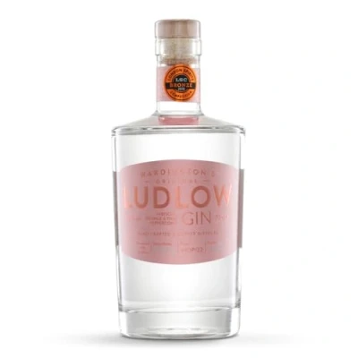 Image of Ludlow NO.4 Hibiscus, Orange &amp; Pink Peppercorn Gin 70cl 42% ABV