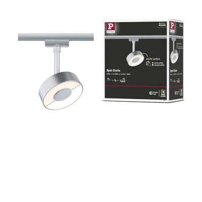 Image of Paulmann 96543 Circle URail LED Rail spot 210lm 5W White Switch 230V Chrom System