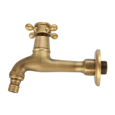 Image of Water Faucet Dispenser Stainless Steel Wall Mount Washing Machine Tap Garden Washable Mop Pool for Bathroom Basin Kitchen Sink