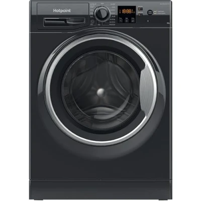 Image of Hotpoint Anti stain NSWM 846 BS UK 8 kg Washing Machine Black