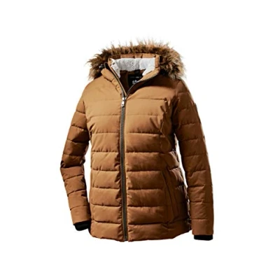 Image of STOY Women&#039;s Wmn Quilted Jacket E in Down Look with Removable Hood
