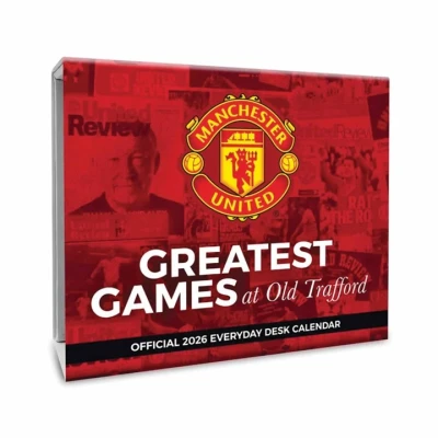 Image of Manchester United FC Legends Desk Calendar 2026