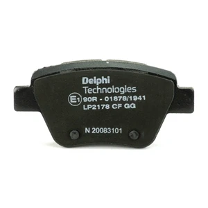 Image of JZW698451Q Brake pad set DELPHI LP2178 not prepared for wear indicator with anti squeak plate accessories VOLKSWAGEN: GOLF 6, Scirocco III
