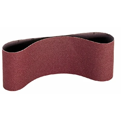 Image of Abtec 100mm x 533mm P80 Aluminium Oxide Abrasive Cloth Sanding Belt for Makita Sander. Price per 3.