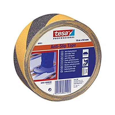 Image of Best Price Square TAPE, ANTI SLIP, 60951, BK/Y, 15MX50MM 60951 00000 00 By TESA