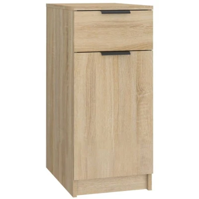Image of vidaXL Desk Cabinet Sonoma Oak 33.5x50x75 cm Engineered Wood