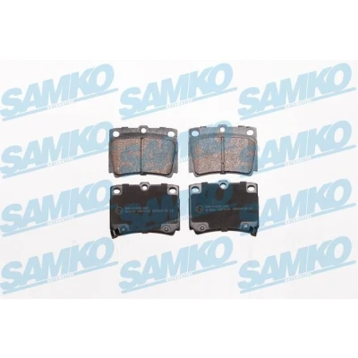 Image of MR389575 Brake pad set SAMKO 5SP1029 MITSUBISHI: PAJERO 3, Sport 1 SUV, 2