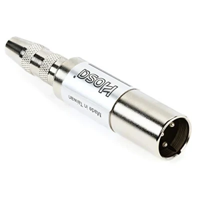 Image of HOSA MIT 129 1/4&quot; TS to XLR3M Impedance Transformer, Silver