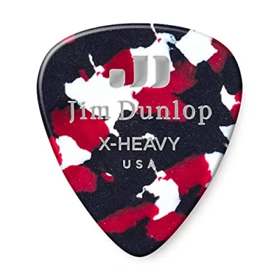 Image of Jim Dunlop 483P06XH Confetti Classic Guitar Pick Player Pack (Pack of 12)