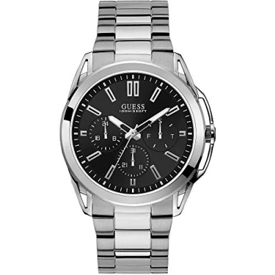 Image of Guess Mens Analogue Quartz Watch with Stainless Steel Strap W1176G2