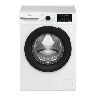 Image of Beko BM3WT4841IW Freestanding Washing Machine, 8kg Load, 1400rpm, White [Energy Class A]
