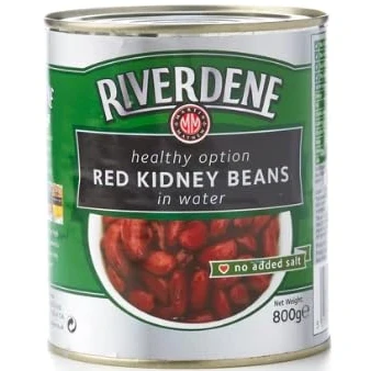 Image of Riverdene Red Kidney Beans 800gm (2 Tins, 1600, gram)