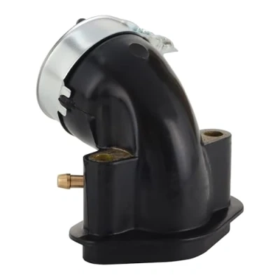 Image of GOOFIT 90 Degree Bent Intake Manifold Pipe for GY6 49cc 50cc ATV Scooter Moped