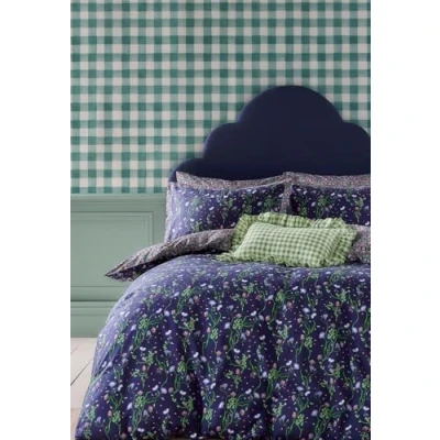 Image of Cath Kidston Nightshade Navy Duvet Cover Set Floral Themed Double Bedding