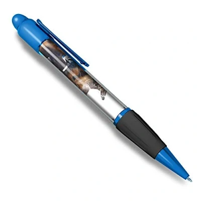 Image of Destination Vinyl ltd 1 x Blue Ballpoint Pen (Black Ink) Horse Racing Jockey Race #21697